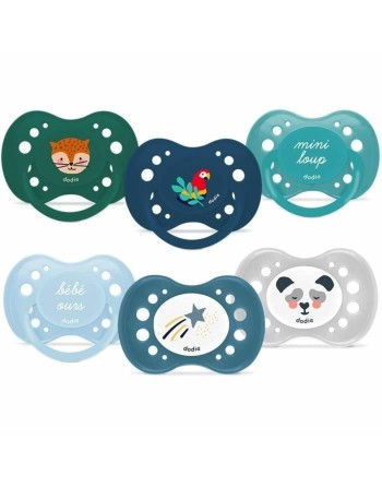 Sucette Dodie + 18 Mois Bleu (6 Pièces)