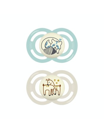 Pacifier MAM + 6 Months Beige