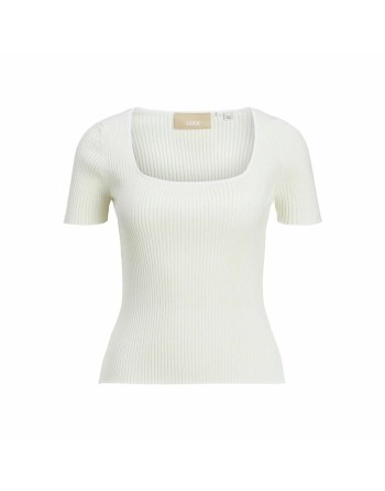 Maglia a Maniche Corte Donna Jxsky Ss Jack & Jones Cloud Dancer Bianco Caldo
