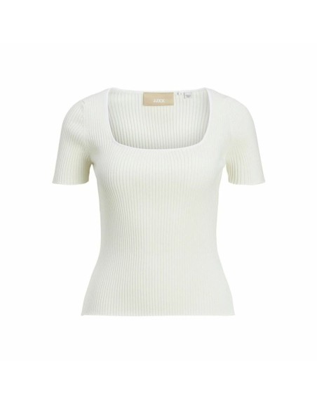 Maglia a Maniche Corte Donna Jxsky Ss Jack & Jones Cloud Dancer Bianco Caldo