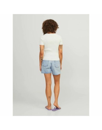 Maglia a Maniche Corte Donna Jxsky Ss Jack & Jones Cloud Dancer Bianco Caldo