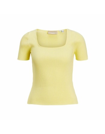 Maglia a Maniche Corte Donna Jxsky Ss Jack & Jones French Vanilla Giallo