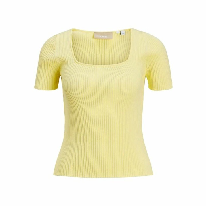 Kortærmet T-shirt til Kvinder Jxsky Ss Jack & Jones French Vanilla Gul