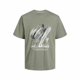 Kortærmet T-shirt til Børn Jack & Jones Jcotint Tee Ss Khaki