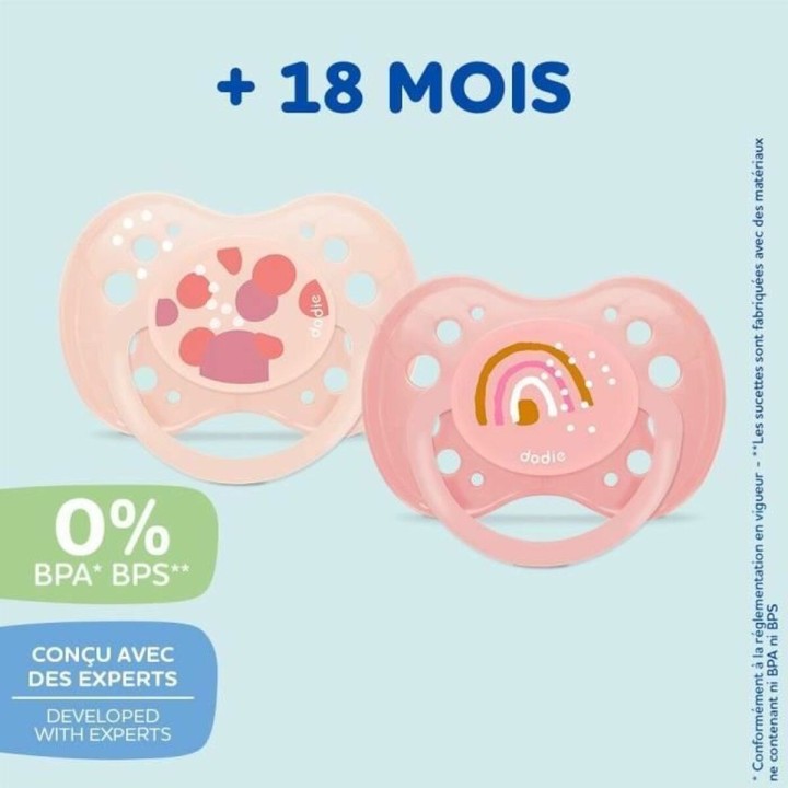 Sut Dodie + 18 måneder Pink
