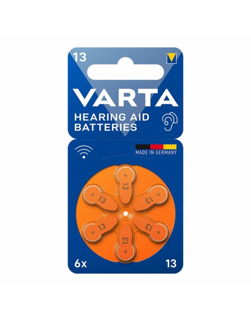 Pile pour aide auditive Varta Hearing Aid 13 6 Unités