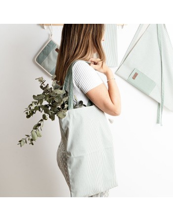 Einkaufstasche Vinthera Okapi zweifarbig 46 x 32 cm Gestreift