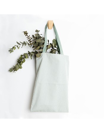 Shopping Bag Vinthera Okapi Bicolore 46 x 32 cm A strisce