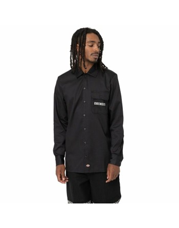 Herren Langarm-Hemd Dickies Wichita Schwarz