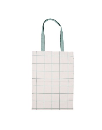 Bolsa de Compras Vinthera Okapi Bicolor 46 x 32 cm A cuadros