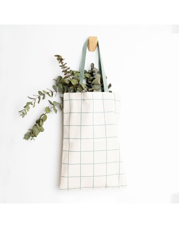 Shopping Bag Vinthera Okapi Bicoloured 46 x 32 cm Squared