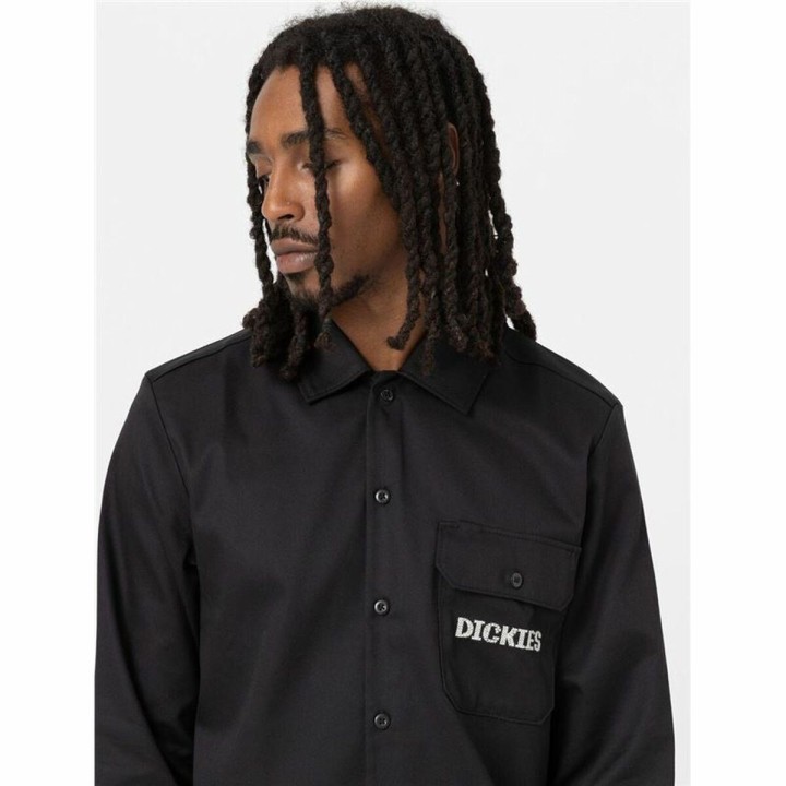 Langærmet Trøje til Mænd Dickies Wichita Sort