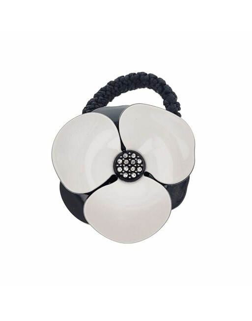 Elastico per capelli Araban Fiore Nero Bianco