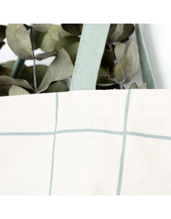 Shopping Bag Vinthera Okapi Bicoloured 46 x 32 cm Squared