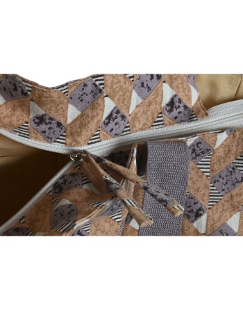 Håndtasker til damer Home ESPRIT Brun Turkisblå Koral 55 x 14 x 35 cm (3 enheder)