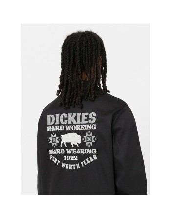 Langærmet Trøje til Mænd Dickies Wichita Sort