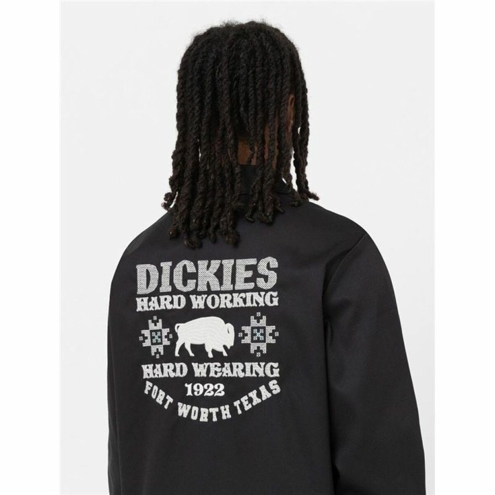 Camicia a Maniche Lunghe Uomo Dickies Wichita Nero