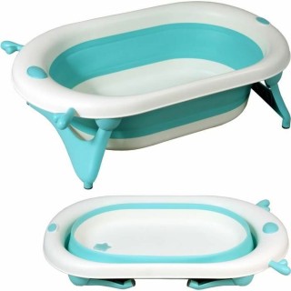 Vasca Looping Azzurro Bianco 50 x 81,5 x 23,5 cm Pieghevole