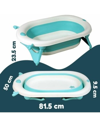 Bathtub Looping Blue White 50 x 81,5 x 23,5 cm Foldable