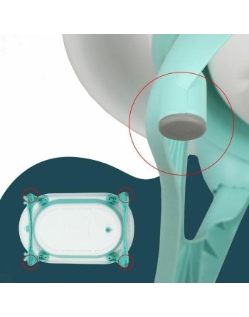 Bañera Looping Azul Blanco 50 x 81,5 x 23,5 cm Plegable