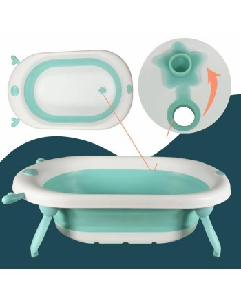 Badewanne Looping Blau Weiß 50 x 81,5 x 23,5 cm Biegsam