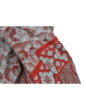 Fazzoletto Home ESPRIT Rosso Verde (3 Unità)