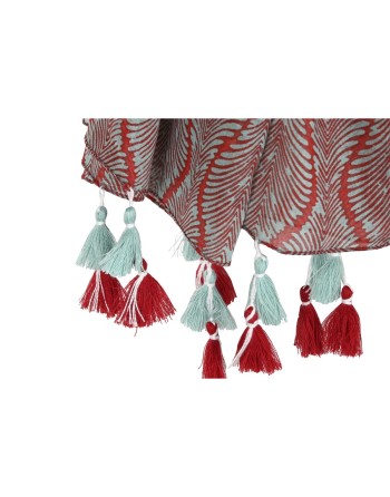 Fazzoletto Home ESPRIT Rosso Verde (3 Unità)