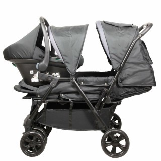 Klapvogn til baby Bambisol Sort