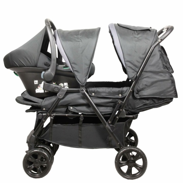 Klapvogn til baby Bambisol Sort