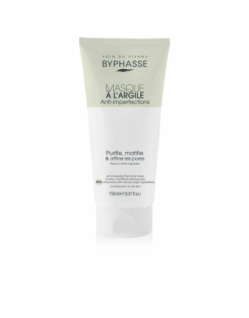 Ansigtsmaske Byphasse Mascarilla De Arcilla Behandling mod ufuldkommenheder Mattende finish Ler 150 ml