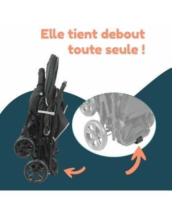 Poussette pour bébé Bambisol Noir