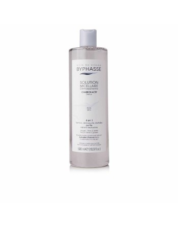 Makeupfjerner micellar vand Byphasse 1000025017 Aktivt kul 500 ml