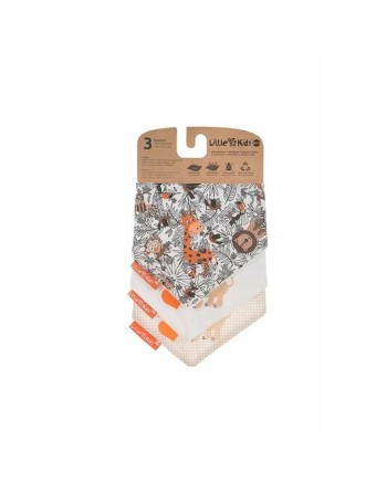 Sæt med hagesmækker Jungle 42 x 16 cm 3 Dele