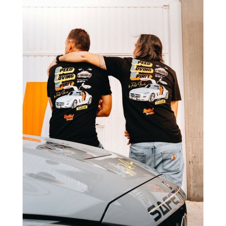 Kortærmet T-shirt til Mænd RADIKAL SLS RAUL ITUARTE Sort XXL