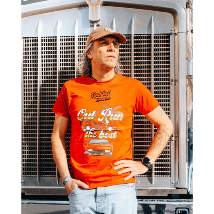 T-shirt à manches courtes homme RADIKAL OUT RUN Rouge S