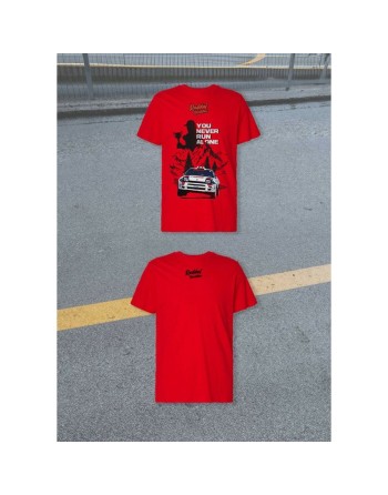 Maglia a Maniche Corte Uomo RADIKAL YOU NEVER RUN ALONE Rosso XL