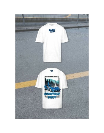 Maglia a Maniche Corte Uomo RADIKAL  NICE TRACTOR NEAR THE BULLS Bianco L