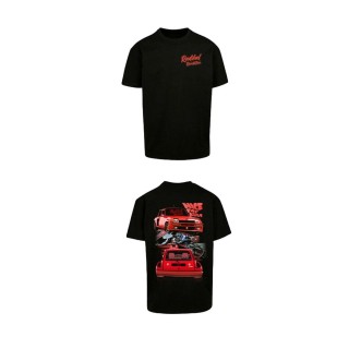 Kortærmet T-shirt til Mænd RADIKAL NICE FAT ASS Sort XXL