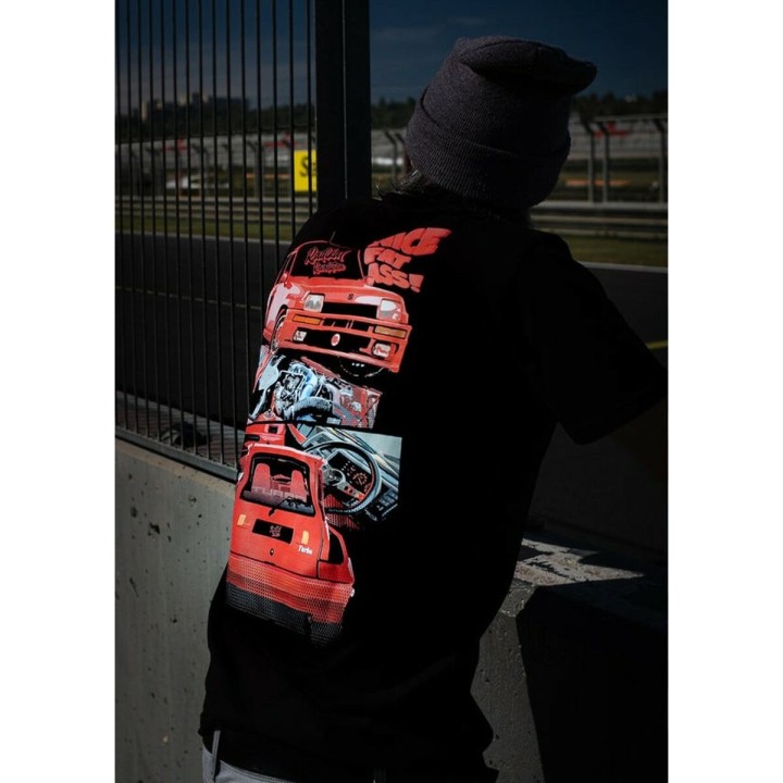 Herren Kurzarm-T-Shirt RADIKAL NICE FAT ASS Schwarz XXL