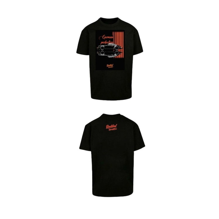 Kortærmet T-shirt til Mænd RADIKAL GERMAN PERFECTION Sort S