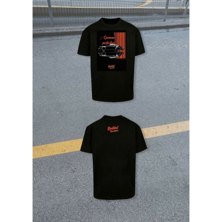 Kortærmet T-shirt til Mænd RADIKAL GERMAN PERFECTION Sort S