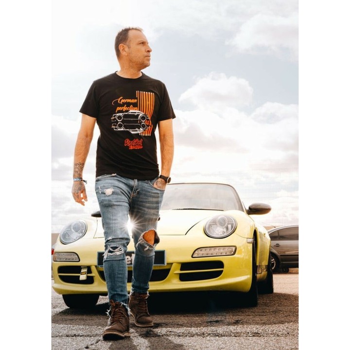 Maglia a Maniche Corte Uomo RADIKAL GERMAN PERFECTION Nero L