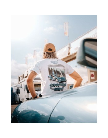 Maglia a Maniche Corte Uomo RADIKAL  NICE TRACTOR NEAR THE BULLS Bianco XXL