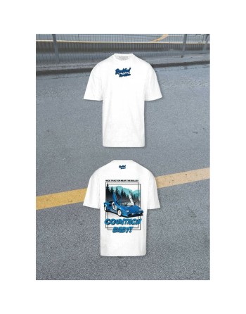 Maglia a Maniche Corte Uomo RADIKAL  NICE TRACTOR NEAR THE BULLS Bianco XXL