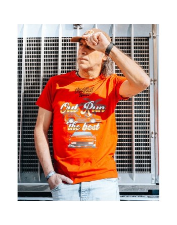 Camiseta de Manga Corta Hombre RADIKAL OUT RUN Rojo XL