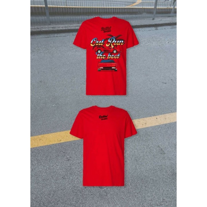Kortærmet T-shirt til Mænd RADIKAL OUT RUN Rød XL