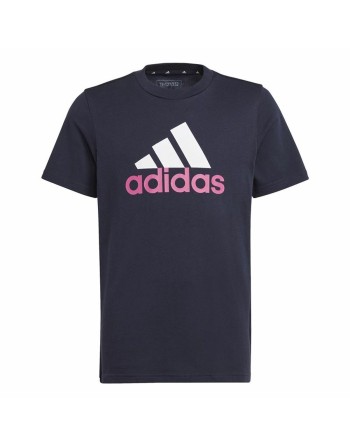 T shirt à manches courtes Enfant Adidas Essentials Bleu foncé