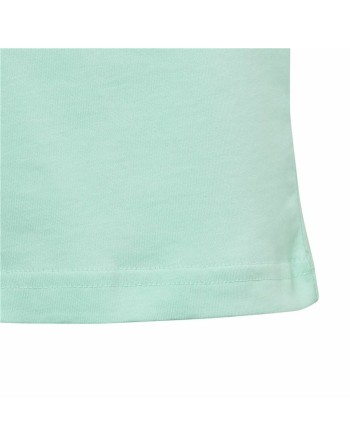Maglia a Maniche Corte per Bambini Adidas Linear Logo Verde Acquamarina