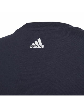 Maglia a Maniche Corte per Bambini Adidas Essentials Blu scuro