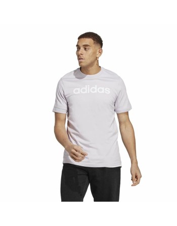 Maglia a Maniche Corte Uomo Adidas Essentials Lilla
